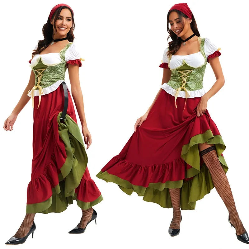 Oktoberfest Bavarian Beer Maiden Costume