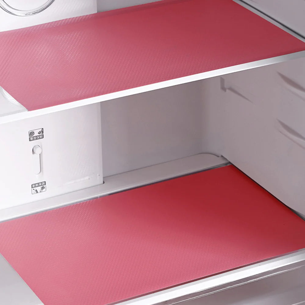 4x Non-Slip Waterproof Refrigerator Shelf Liners
