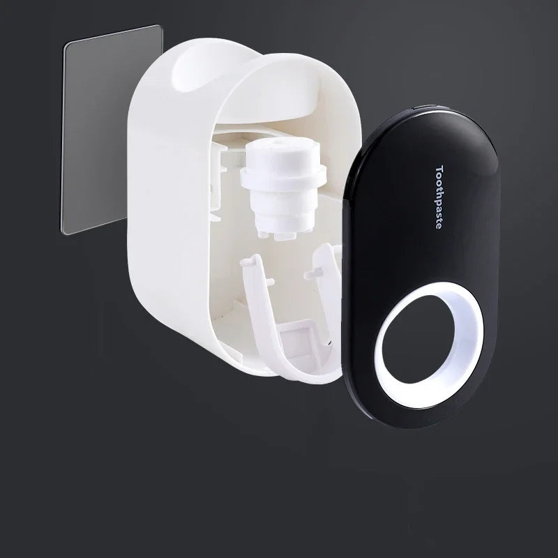 Automatic Toothpaste Squeezer & Brush Holder