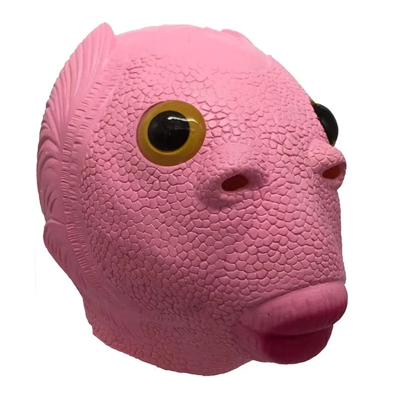 Green Fish Monster Mask