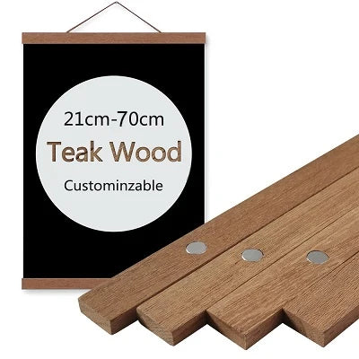 Solid Wood Magnetic Poster Frame