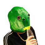 Green Fish Monster Mask