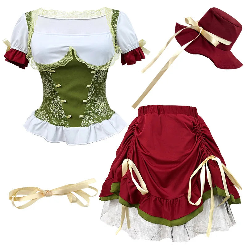 Oktoberfest Bavarian Beer Maiden Costume