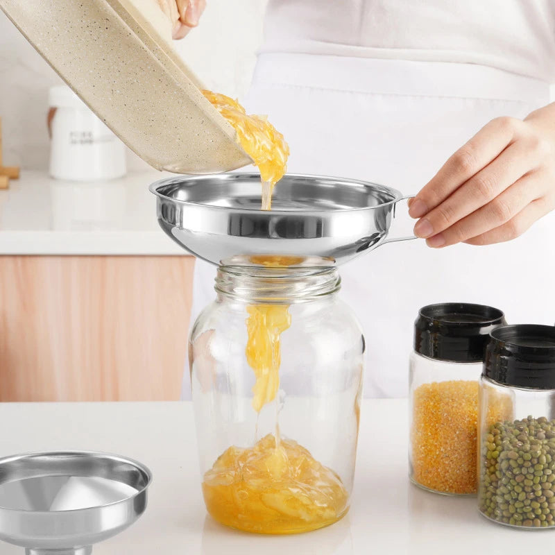 Stainless Steel Wide Mouth Canning Funnel