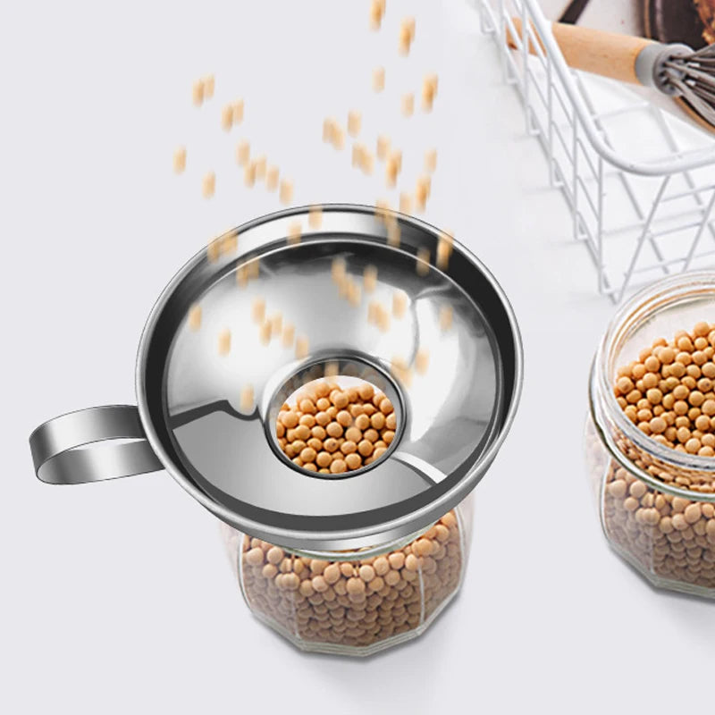 Stainless Steel Wide Mouth Canning Funnel